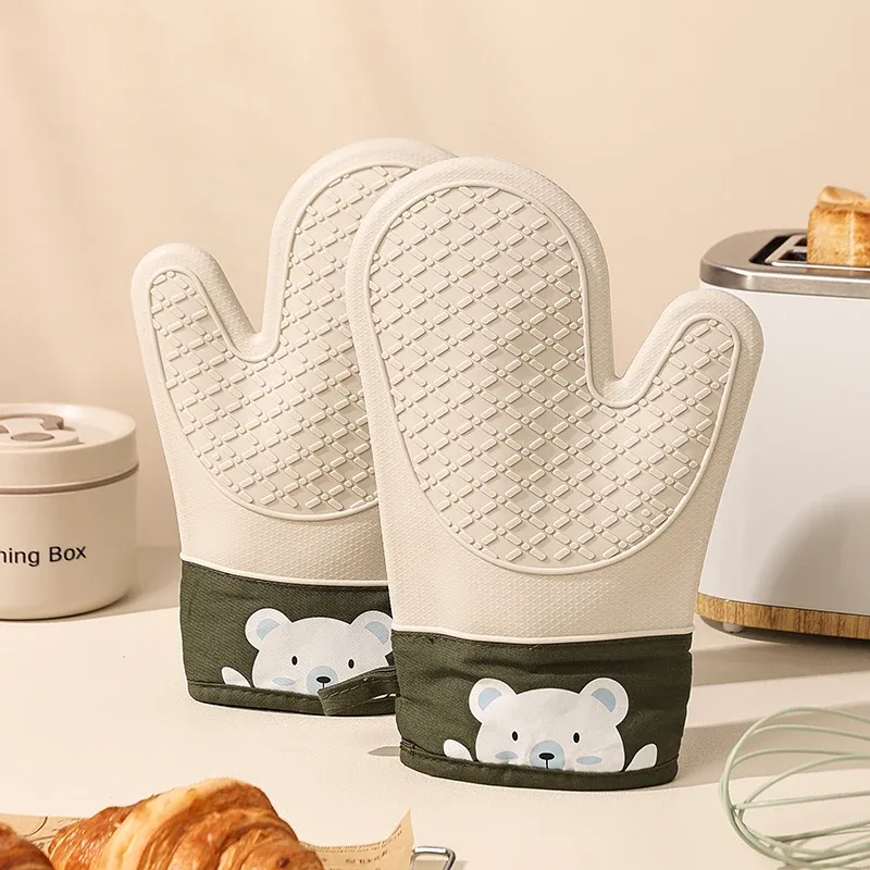 قفازات سيليكون عازلة للحرارة،  - مراجعة Oven Mitt Silicone وسعره