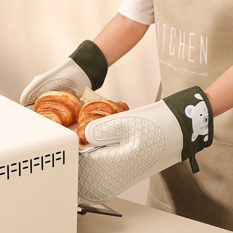 قفازات سيليكون عازلة للحرارة،  - مراجعة Oven Mitt Silicone وسعره