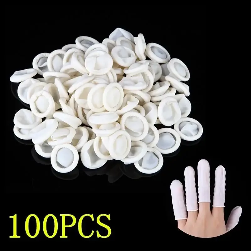 100 قطعة من أغطية الأصابع اللا - مراجعة Latex Disposable Glove وسعره