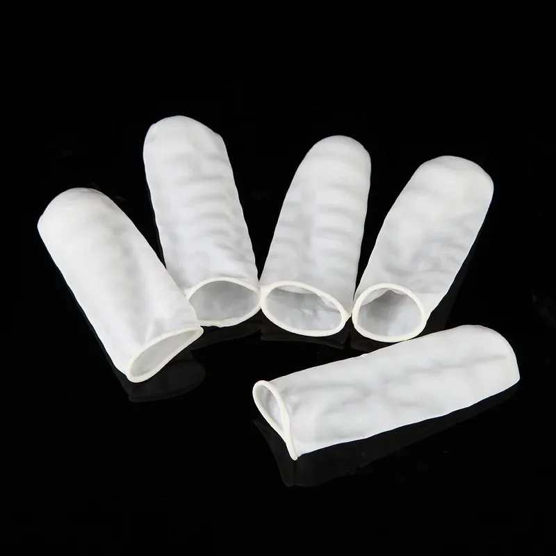 100 قطعة من أغطية الأصابع اللا - مراجعة Latex Disposable Glove وسعره
