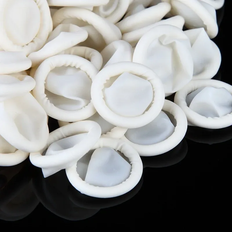 100 قطعة من أغطية الأصابع اللا - مراجعة Latex Disposable Glove وسعره