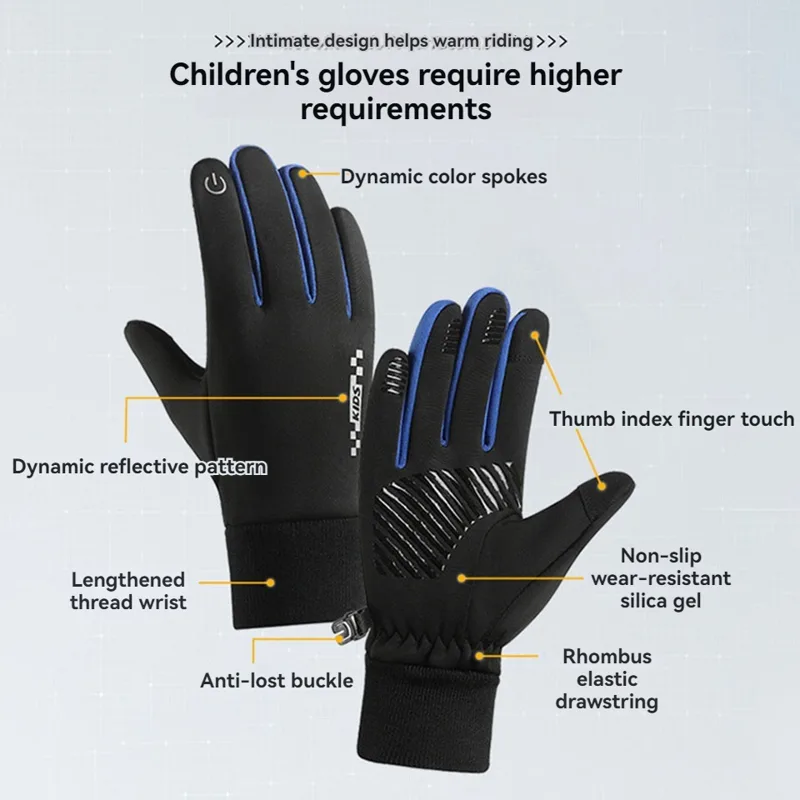 الشتاء قفازات الأطفال مبطن الر - مراجعة Ski Glove Waterproof وسعره