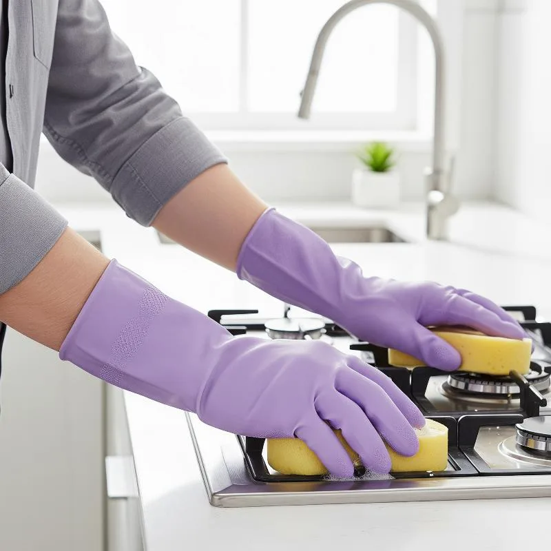 زوج واحد من قفازات غسيل الأطبا - مراجعة Dish Glove Rubber وسعره