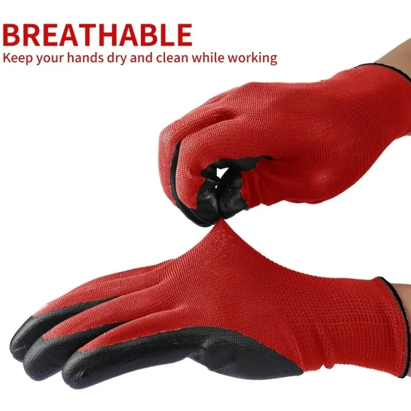 4/20 قطعة قفازات عمل آمنة مطلي - مراجعة Nitrile Mechanic Glove وسعره