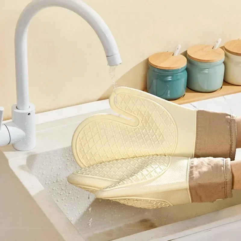 قفازات سيليكون مقاومة للحرارة  - مراجعة Oven Mitt Silicone وسعره