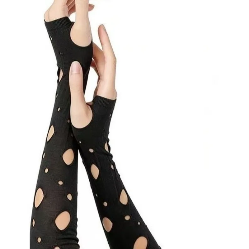 أغطية أكمام، أكمام ذراع ممزقة، - مراجعة Fingerless Glove Knit وسعره