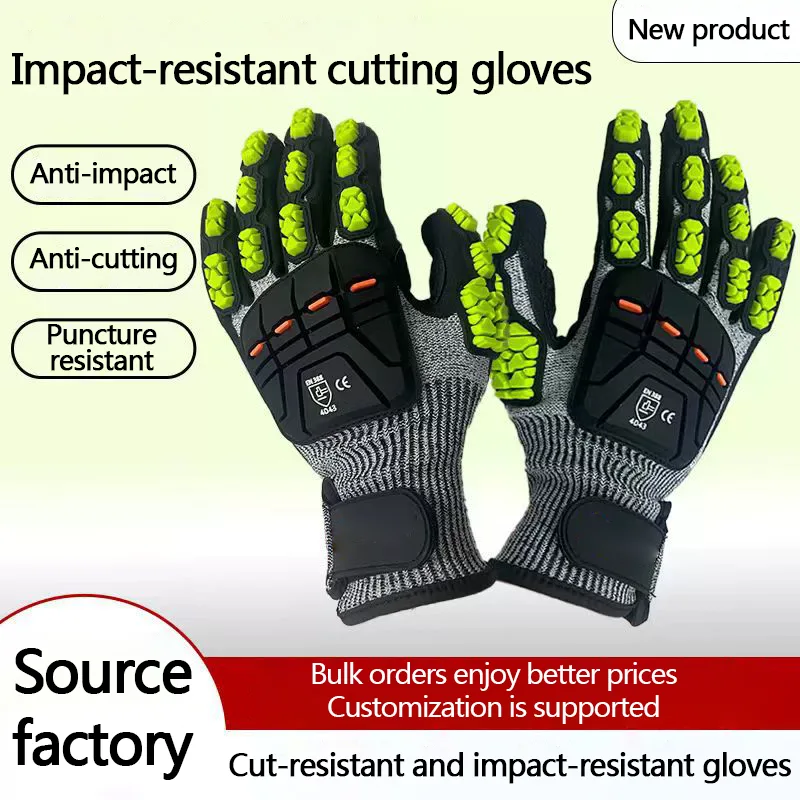 قفازات واقية من HPPE مضادة للق - مراجعة Cut Resistant Glove وسعره