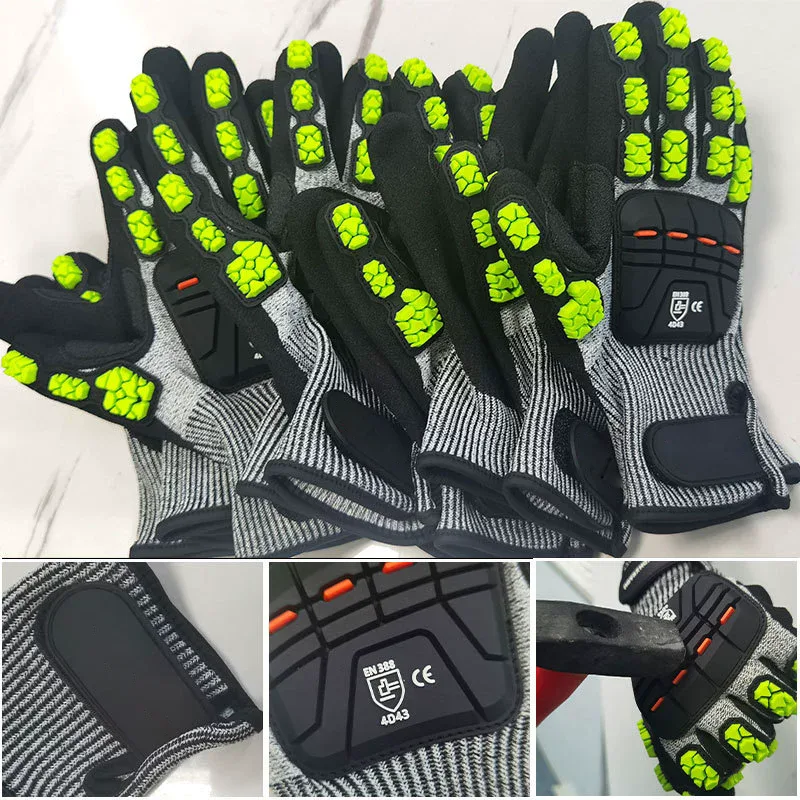 قفازات واقية من HPPE مضادة للق - مراجعة Cut Resistant Glove وسعره