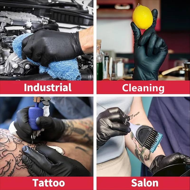 قفازات النتريل المقاومة للماء  - مراجعة Nitrile Mechanic Glove وسعره
