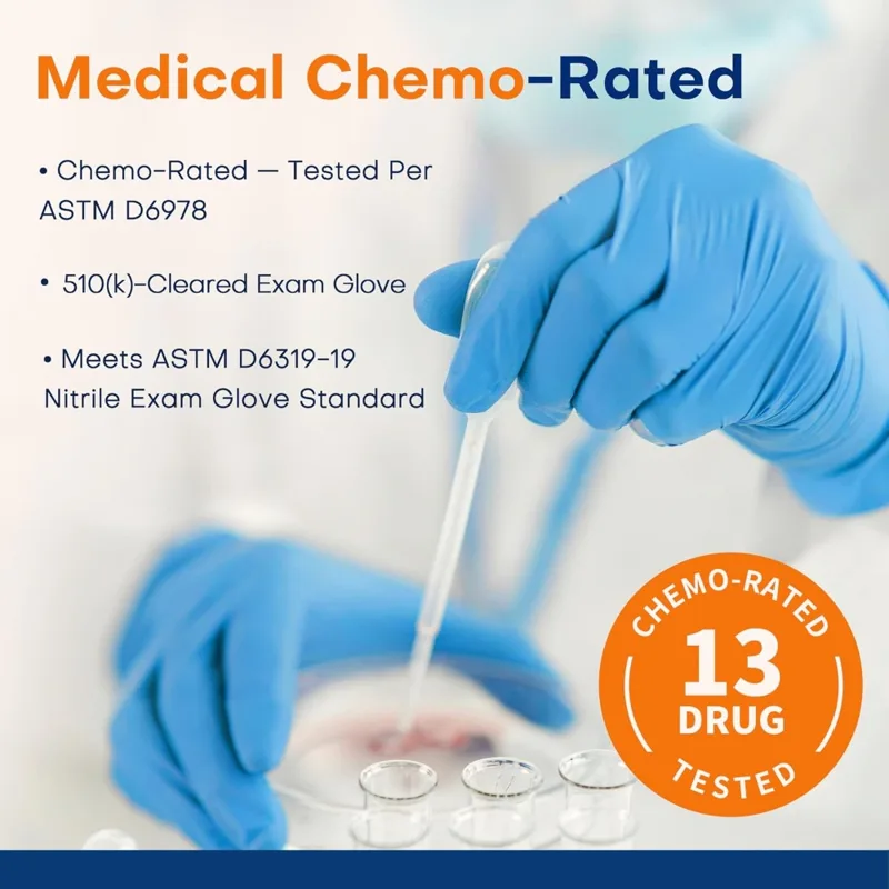 قفازات طبية من النتريل، 100 قط - مراجعة Exam Glove Nitrile وسعره