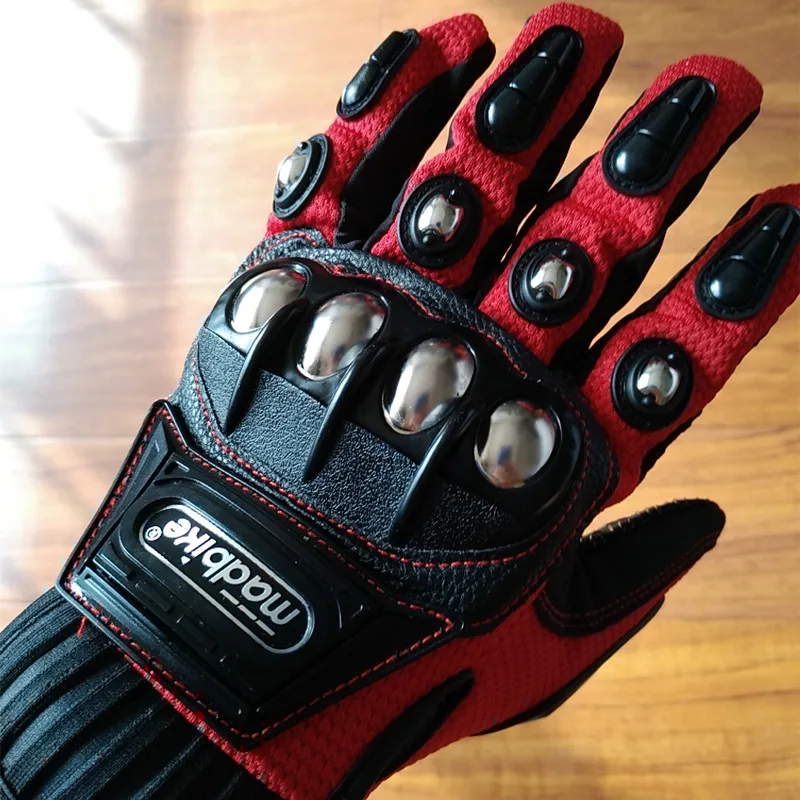 قفازات بنصف أصابع تكتيكية للدر - مراجعة Motorcycle Glove Knuckle وسعره