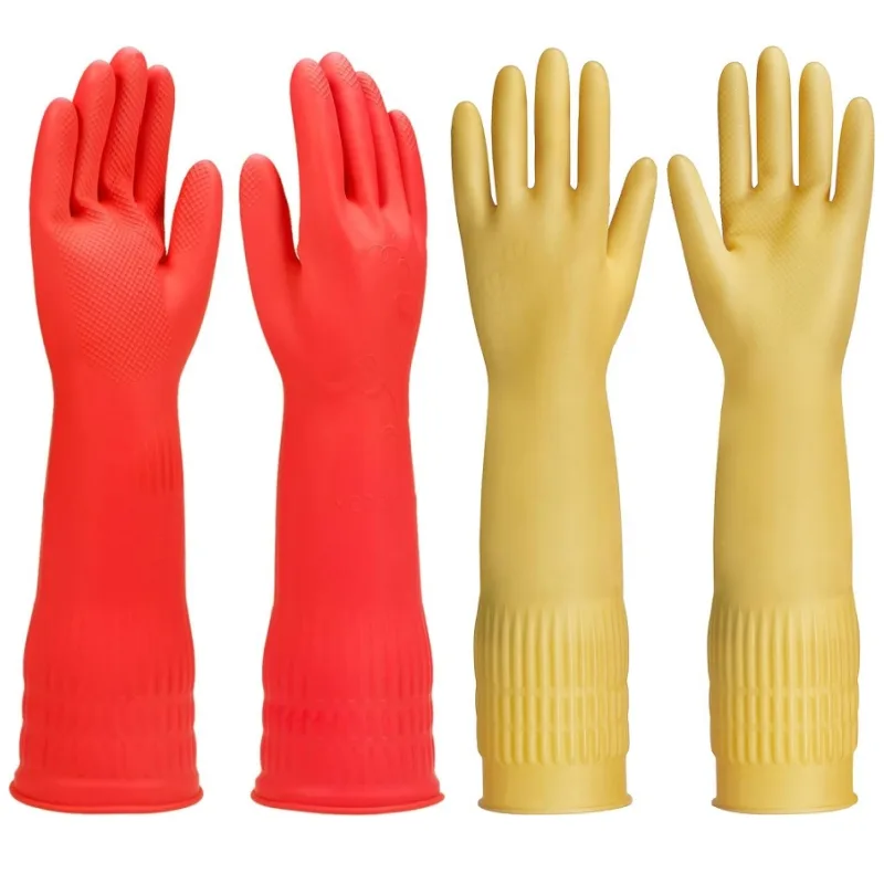 45 سنتيمتر اضافية طويلة قفازات - مراجعة Dish Glove Rubber وسعره