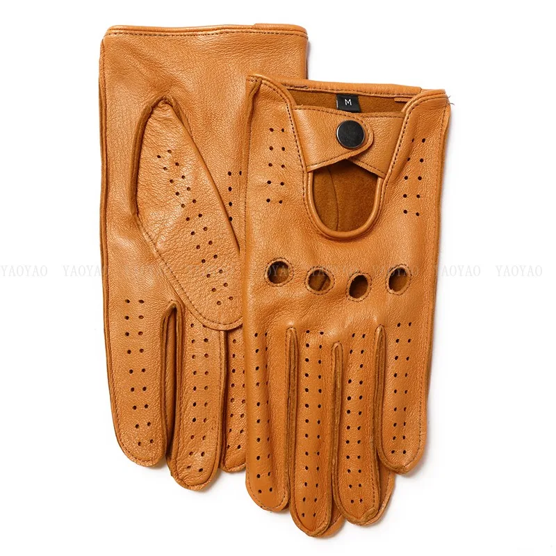 الإكسسوارات الذكور الربيع جلد  - مراجعة Leather Driving Glove وسعره