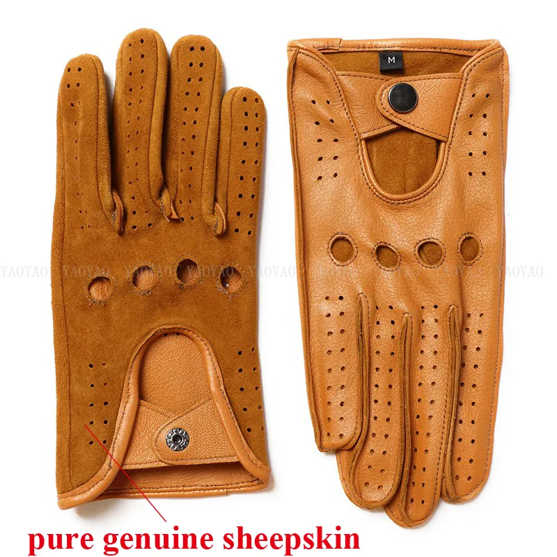 الإكسسوارات الذكور الربيع جلد  - مراجعة Leather Driving Glove وسعره