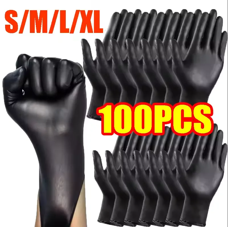 100/50/20 قطعة قفازات النتريل  - مراجعة Nitrile Mechanic Glove وسعره