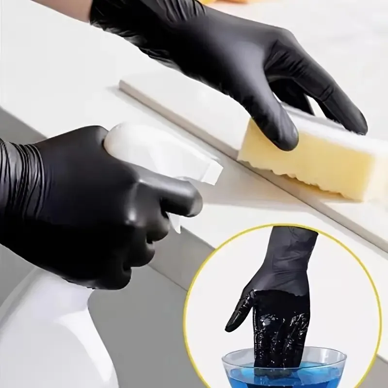 100/50/20 قطعة قفازات النتريل  - مراجعة Nitrile Mechanic Glove وسعره