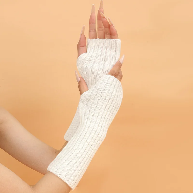 الفتيات الملونة الدافئة محبوك  - مراجعة Fingerless Glove Knit وسعره