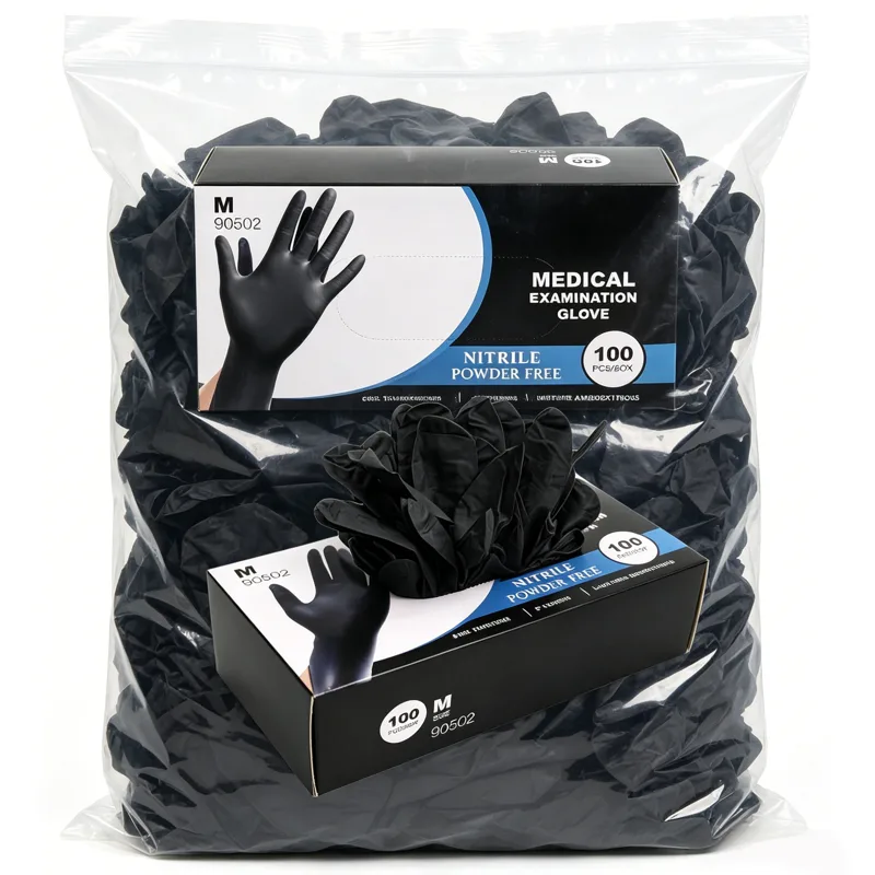 قفازات النتريل السوداء للاستخد - مراجعة Nitrile Mechanic Glove وسعره