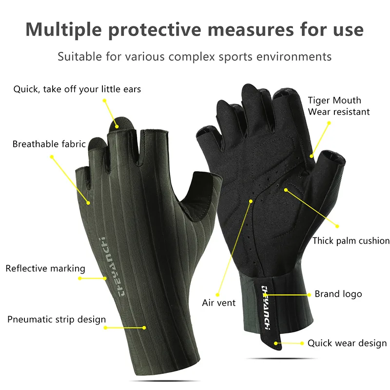 قفازات ركوب الدراجات الصيفية ن - مراجعة Cycling Glove Padded وسعره