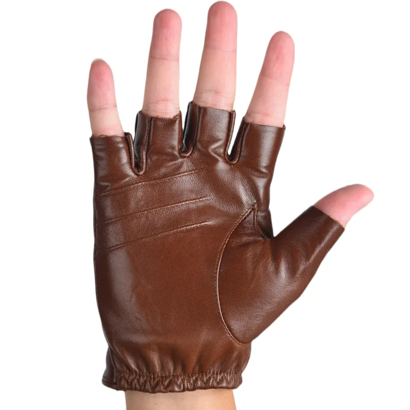 قفازات قيادة جلدية بدون أصابع  - مراجعة Leather Driving Glove وسعره