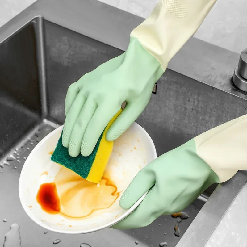 قفازات المطبخ السميكة، قفازات  - مراجعة Dish Glove Rubber وسعره