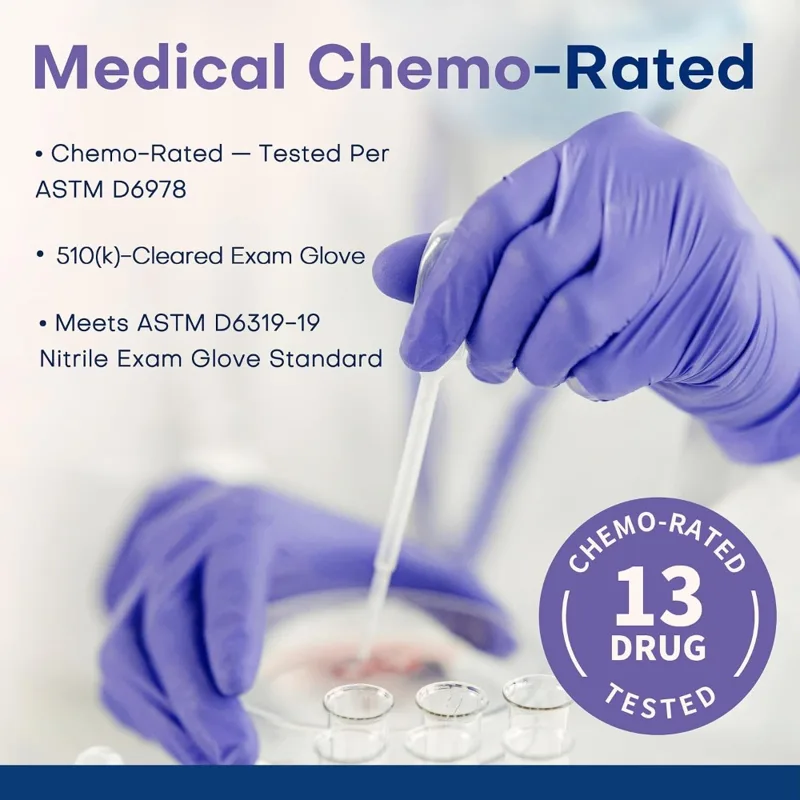 قفازات النتريل للاستخدام مرة و - مراجعة Exam Glove Nitrile وسعره
