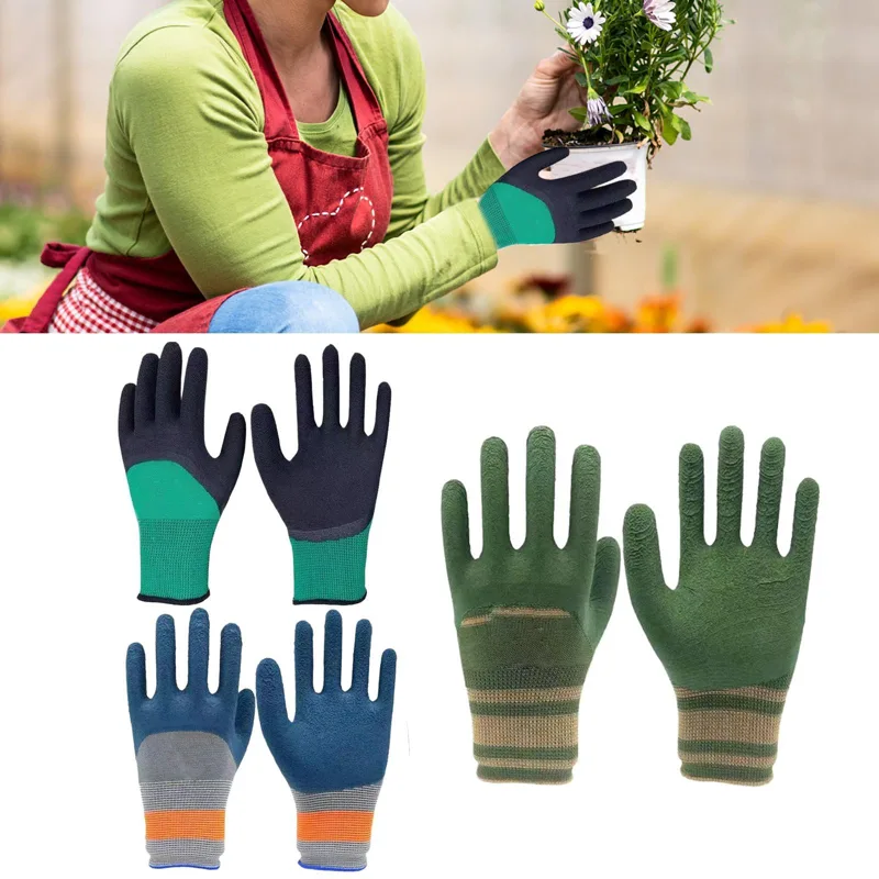 قفازات حدائق من اللاتكس مقاومة - مراجعة Gardening Glove Waterproof وسعره