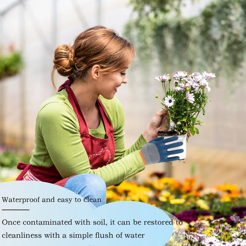 قفازات حدائق من اللاتكس مقاومة - مراجعة Gardening Glove Waterproof وسعره