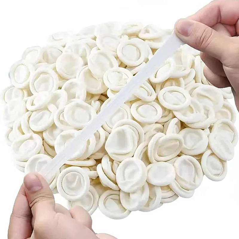 قفازات مطاطية بغطاء أصابع للاس - مراجعة Latex Disposable Glove وسعره