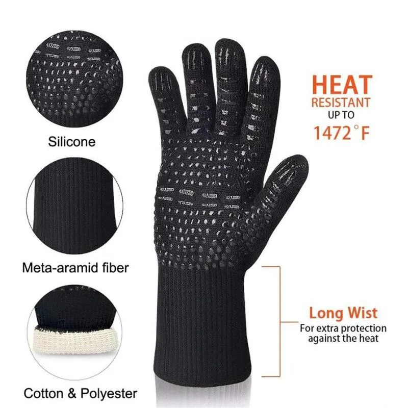 قفازات واقية من السيليكون مقاو - مراجعة Oven Mitt Silicone وسعره