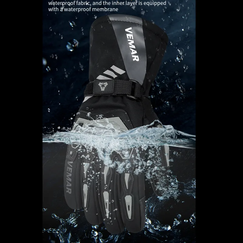 VE-01 مقاوم للماء الشتاء دراجة - مراجعة Winter Glove Insulated وسعره