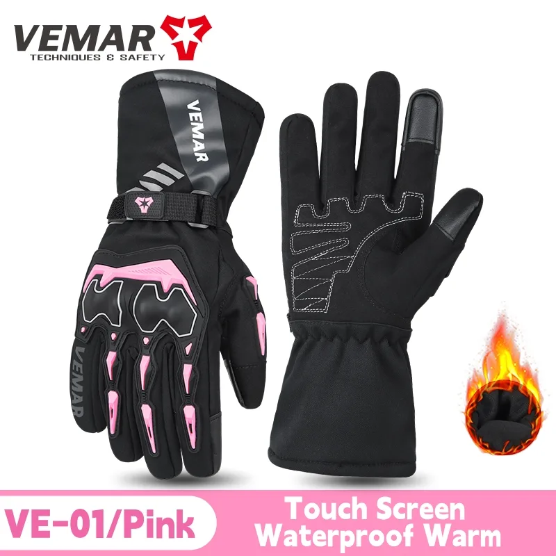 VE-01 مقاوم للماء الشتاء دراجة - مراجعة Winter Glove Insulated وسعره