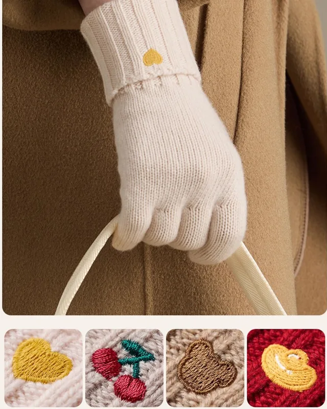 100% الصوف قبعة شتوية قبعة وشا - مراجعة Wool Glove Lined وسعره