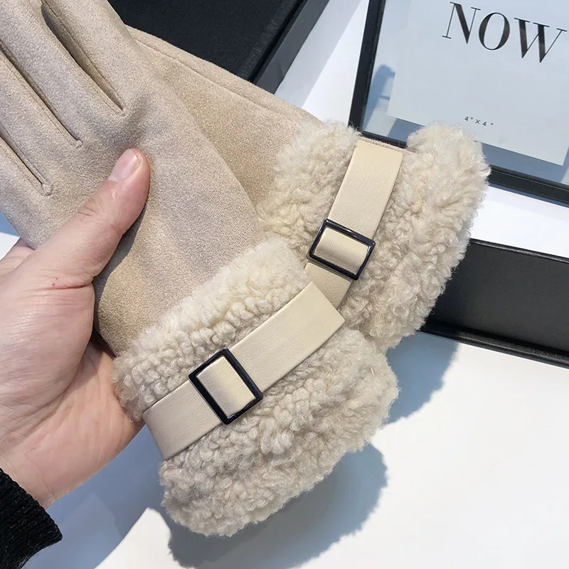قفازات الشتاء النسائية سميكة ا - مراجعة Wool Glove Lined وسعره
