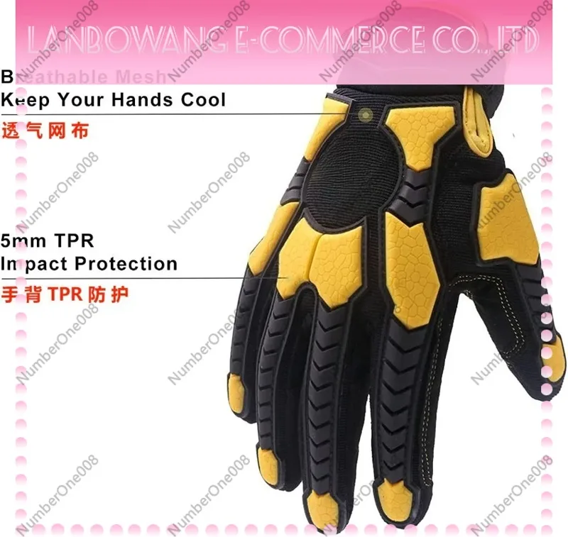 قفازات مقاومة للقطع من المستوى - مراجعة Work Glove Impact وسعره