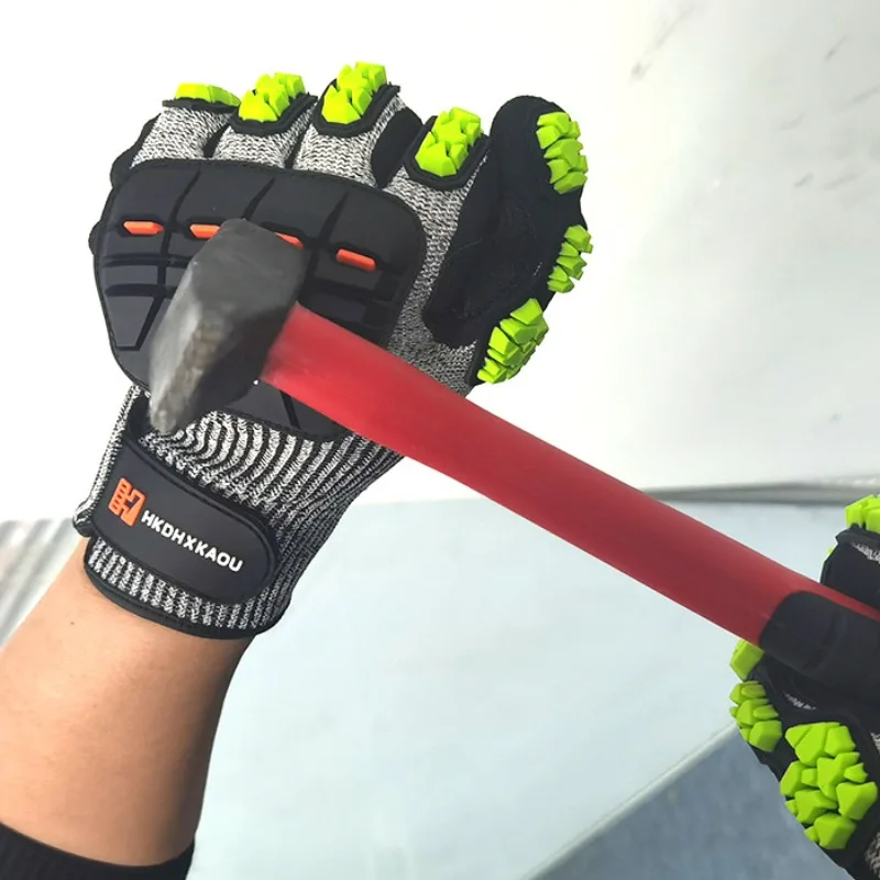قفازات TPR ميكانيكية جديدة مضا - مراجعة Work Glove Impact وسعره