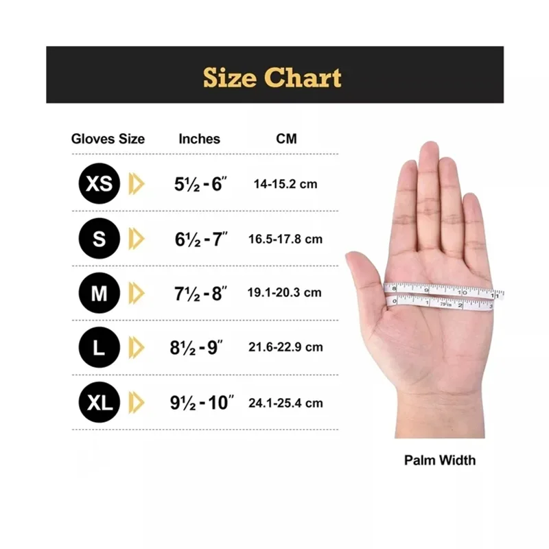 قفازات نيتريل فوشيا للاستخدام  - مراجعة Latex Disposable Glove وسعره