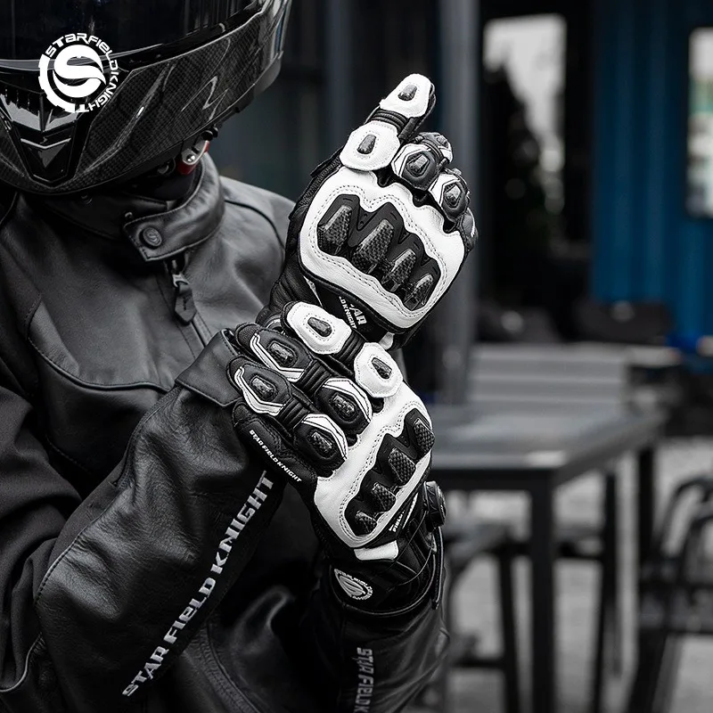 قفازات دراجات نارية STAR FIELD - مراجعة Motorcycle Glove Knuckle وسعره