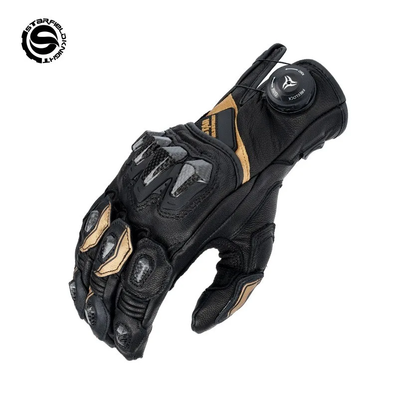 قفازات دراجات نارية STAR FIELD - مراجعة Motorcycle Glove Knuckle وسعره