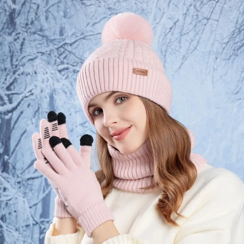 طقم من 3 قطع: قبعة وشاح وقفازا - مراجعة Wool Glove Lined وسعره