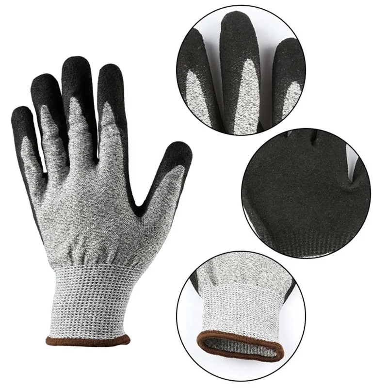 1 زوج قطع مقاومة المستوى 5 قفا - مراجعة Cut Resistant Glove وسعره