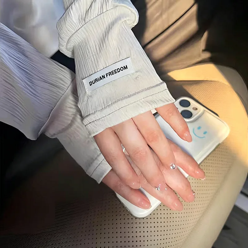 قفازات صيفية فضفاضة من الحرير  - مراجعة Fingerless Glove Knit وسعره