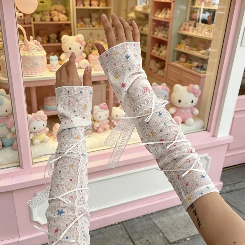 أكمام دانتيل طويلة بدون أصابع  - مراجعة Fingerless Glove Knit وسعره