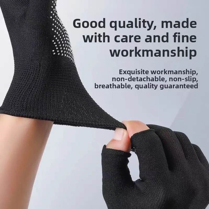 قفازات رياضية بدون أصابع مضادة - مراجعة Workout Glove Gym وسعره