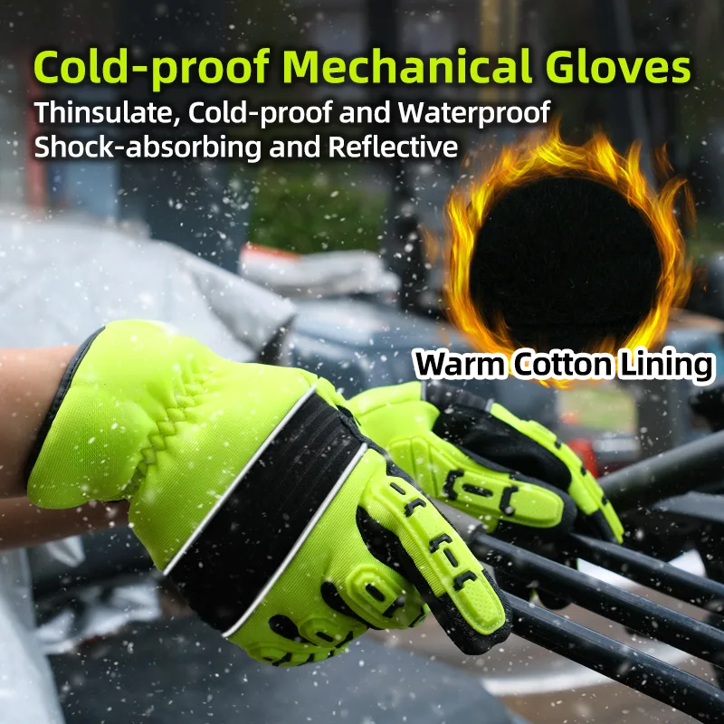 قفازات أمان مقاومة للصدمات بسم - مراجعة Work Glove Impact وسعره