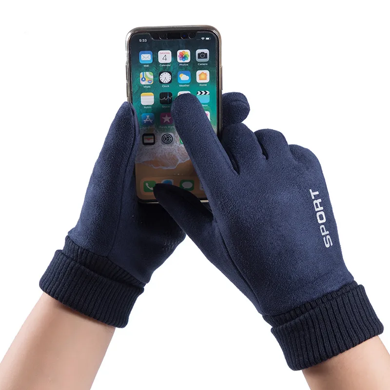 الرجال الشتاء جلد الغزال أفخم  - مراجعة Leather Driving Glove وسعره
