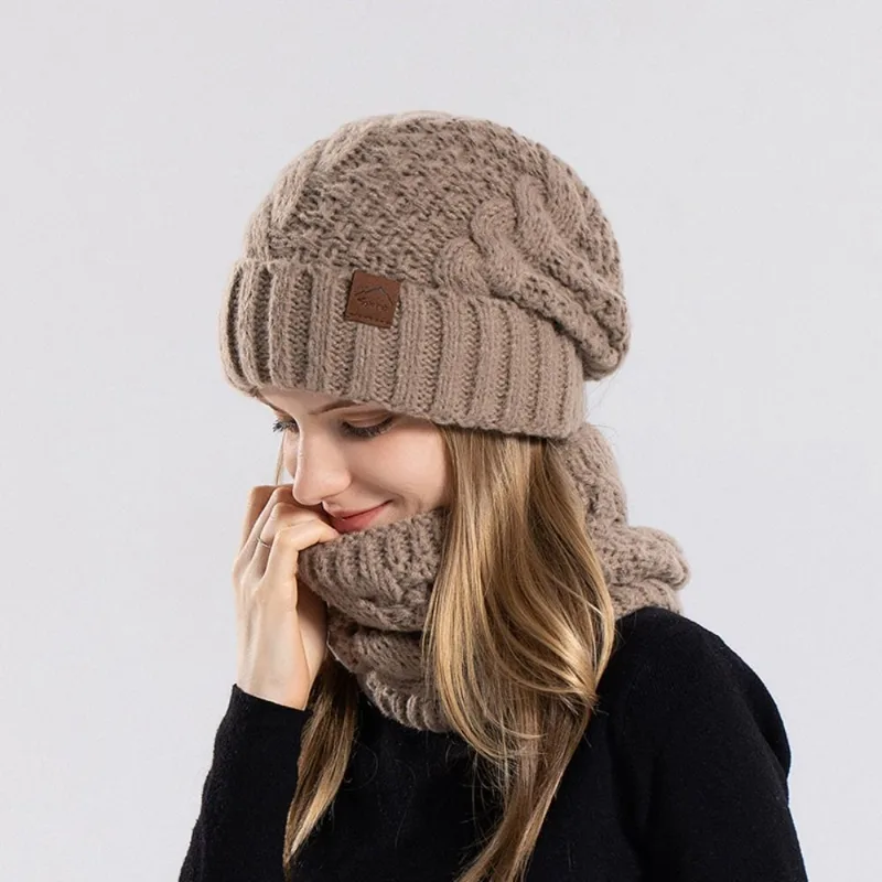 طقم قبعة وشاح شتوي ناعم مبطن ب - مراجعة Wool Glove Lined وسعره
