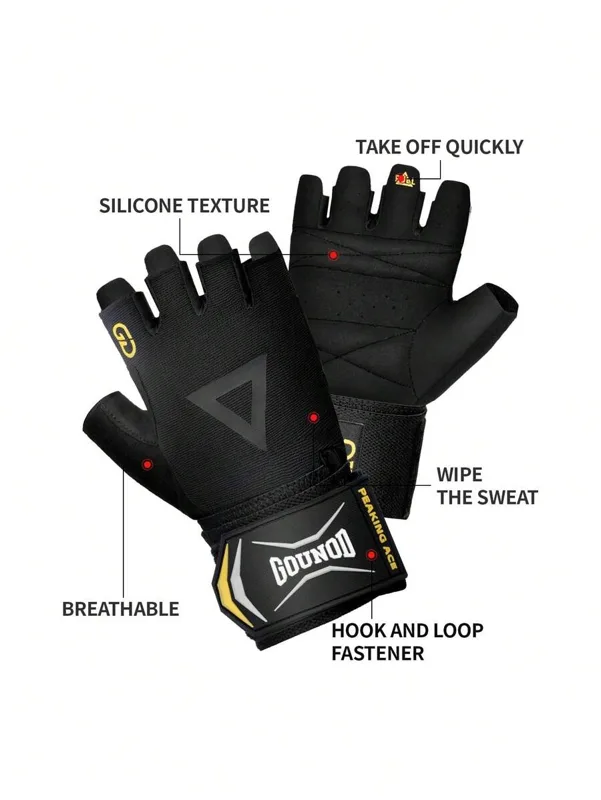 زوج واحد من قفازات الجيم الثقي - مراجعة Workout Glove Gym وسعره