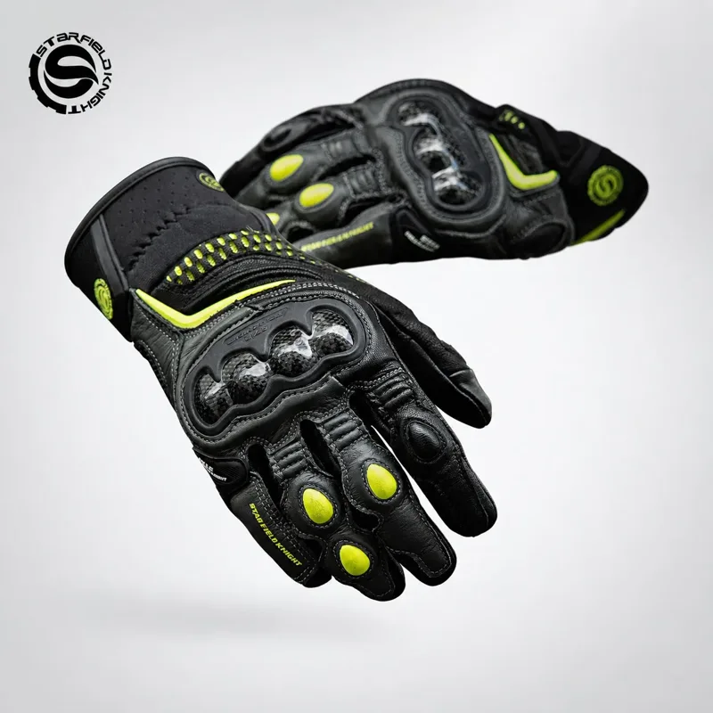 قفازات ركوب الدراجات النارية م - مراجعة Motorcycle Glove Knuckle وسعره