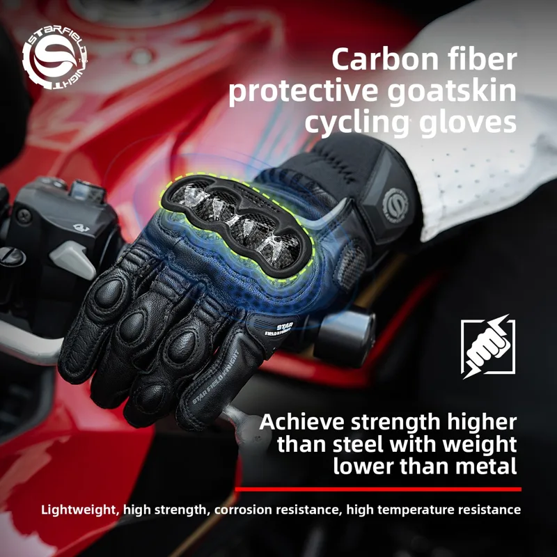قفازات ركوب الدراجات النارية م - مراجعة Motorcycle Glove Knuckle وسعره